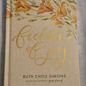 Fields of Joy by Ruth Chou Simons - Cream and Gold Coffee Table Book
